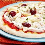 Pizza com requeijão cremoso