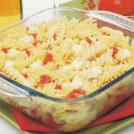 Macarrão parafuso ao forno