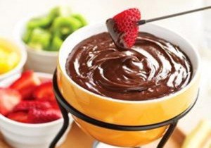 Receita de fondue de chocolate
