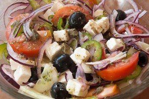 Receita de salada grega