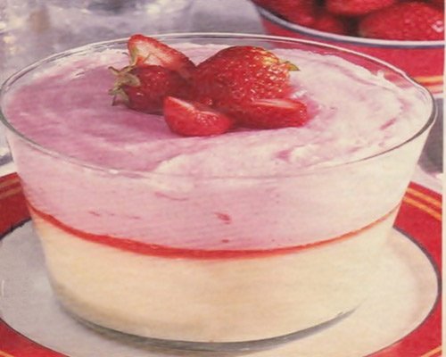 Spumoni de morango