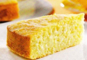 Receita de bolo de mandioca