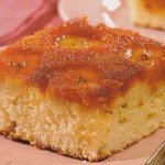 Bolo de banana caramelada