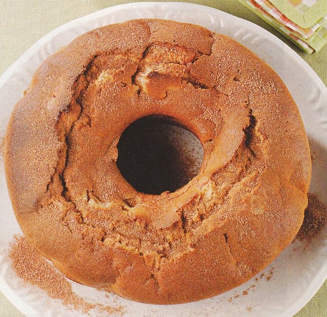 Bolo de maçã e canela