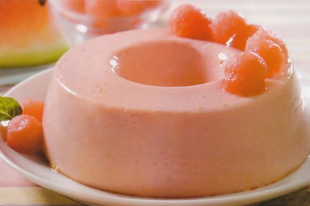 Flan de melancia
