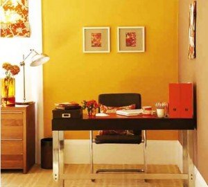 Decoração de escritório em cas