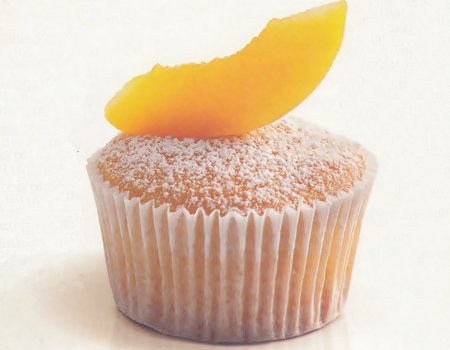 Cupcake de pêssego