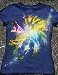 Como fazer camiseta com estampa galaxy