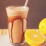 Receita de frapê de chocolate e laranja