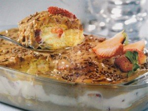 Receita de pavê sensação de morango