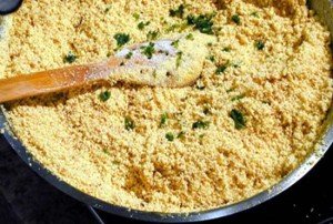 Receita de farofa amarela