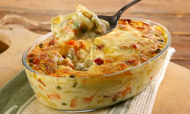 Legumes gratinados