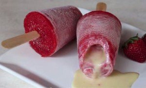 Receita de paleta mexicana de morango