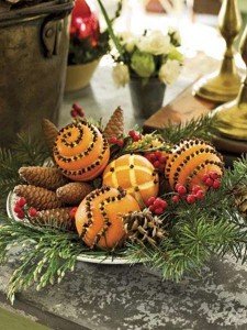 Dicas de decoração de Natal usando laranja