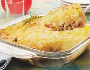 Receita de frango gratinado com purê