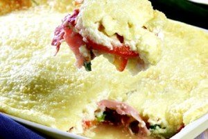 Receita de gratinado de presunto