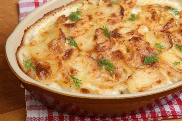 Batata gratinada