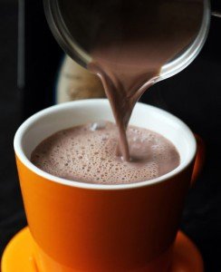 Receita de chocolate quente com vinho tinto