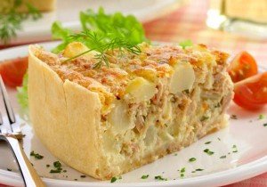 Receita de torta de atum e batata