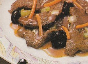 Receita de carne com ameixa