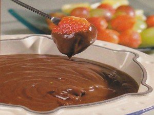 Receita de fondue de chocolate