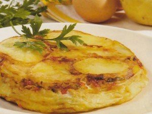 Receita de omelete espanhola