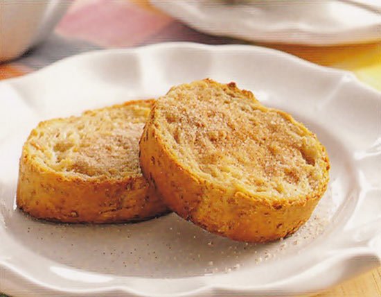 Rabanada assada de pão integral