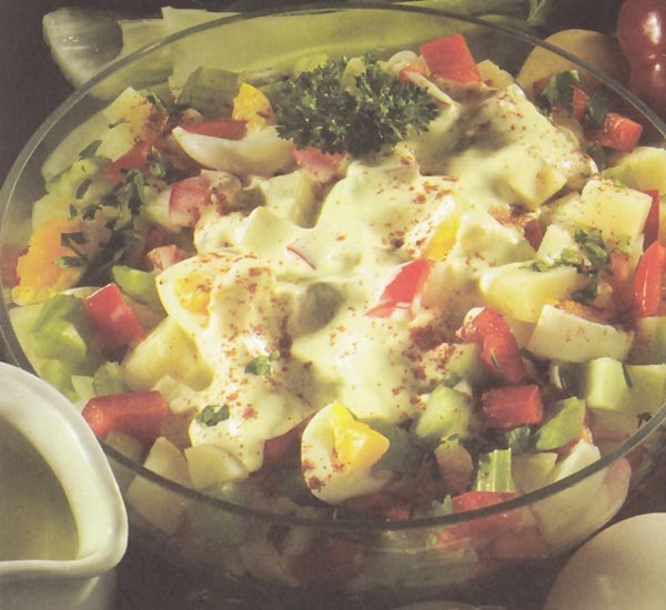 Salada de batata com iogurte