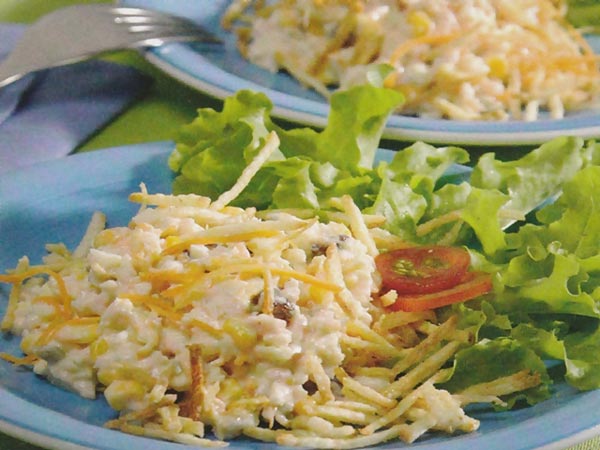 Salada crocante