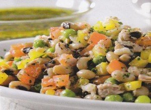 Receita de salada de feijão fradinho