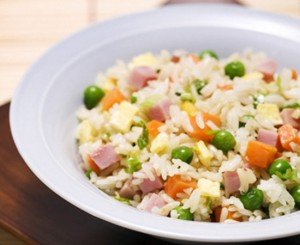 Receita de arroz chinês