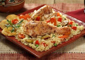 Receita de arroz com frango