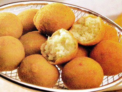 Bolinhas de batata doce