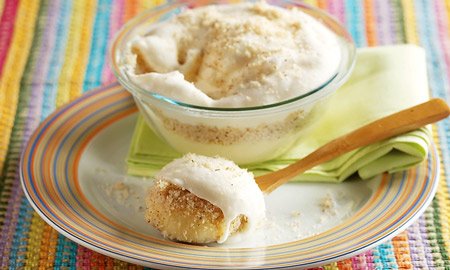 Torta cremosa de coco