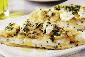 Receita de linguado gratinado