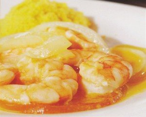 Receita de moqueca de camarão