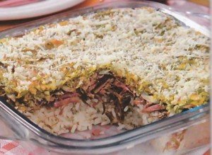 Receita de pavê de arroz