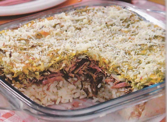 Pavê de arroz