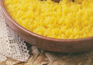 Receita de arroz amarelinho