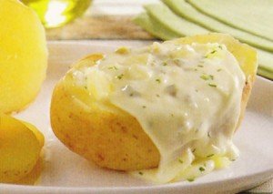 Receita de batata assada no micro-ondas