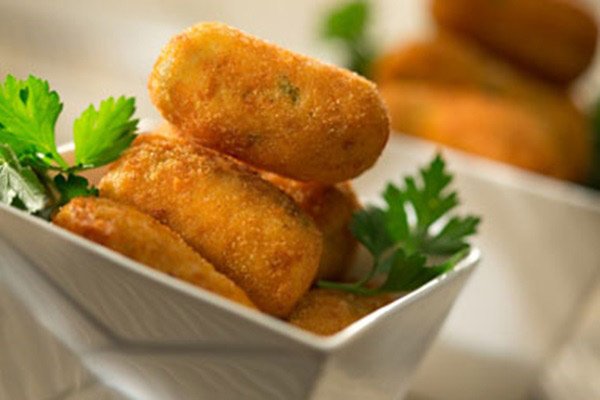 Receita de croquete de arroz