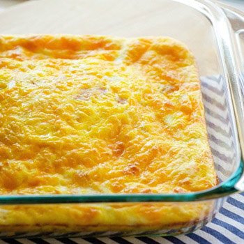Receita de omelete de presunto e queijo