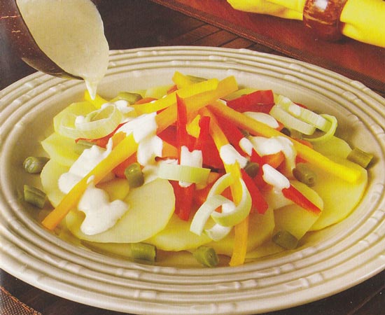 Salada colorida
