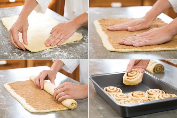 Receita de cinnamon rolls