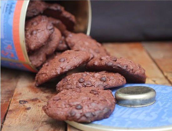 Receita de cookies de chocolate