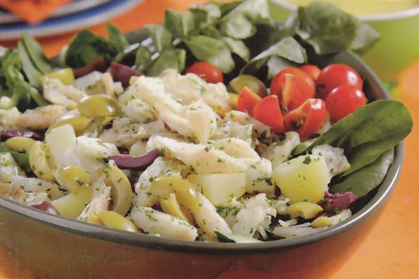 Salada de bacalhau