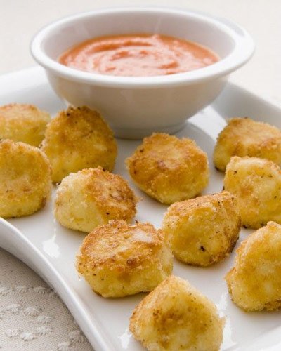 Receita de nuggets de queijo