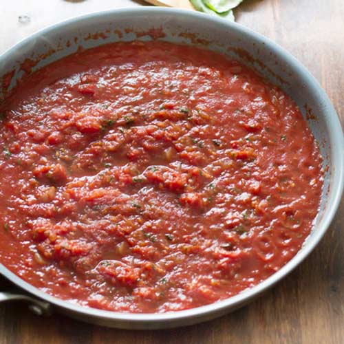 Receita de molho de tomate caseiro