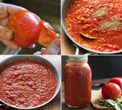 Receita de molho de tomate caseiro