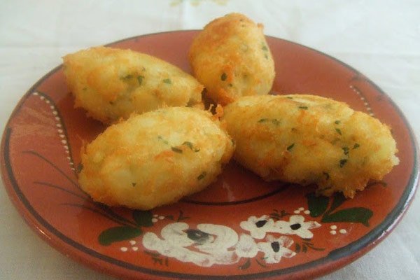 Receita de bolinho de bacalhau